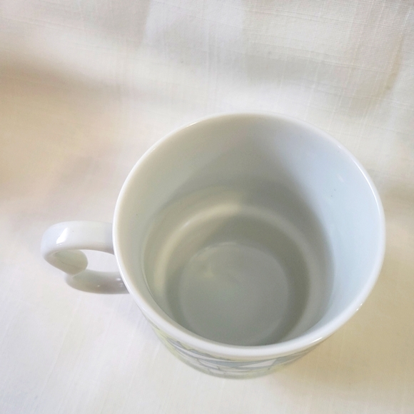 Beautiful 1960's-70's Stackable Mugs, Vibrant Floral & Bird Pattern on Both - Picture 9 of 16